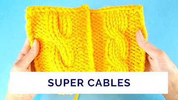 How to Make Cables Even More Textured (and Even More Gorgeous) - High-Relief Cables Method