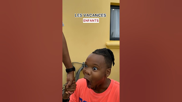 Quand tu es en vacances 🏝️