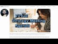 Virtual strategic planning sample agenda and strategic planning process