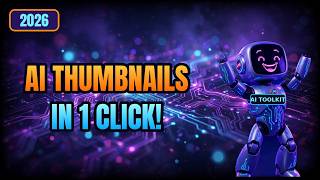 YouTube's NEW AI Thumbnail Generator (2026) — It Makes 3 For You!