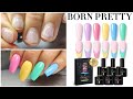 BORN PRETTY/ Наращивание ногтей на типсы/ Candy Color Gel Polish