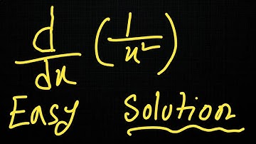Derivative of 1/x^2 ||Power Rule of Differentiation