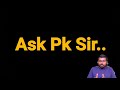 #Ask Pk sir - Part 2 - Doubts clarification CA FINAL SCMPE