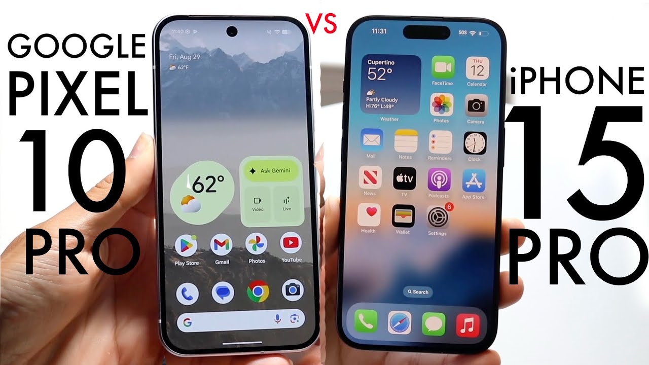 Google Pixel 10 Pro Vs iPhone 15 Pro! (Comparison) (Review)