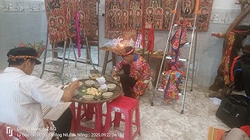 Người dao đỏ lễ cấp sắc 3 đèn 