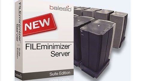 Datenvolumen des File-Servers - NFO Optimierungslösung - Backup - FILEminimizer balesio