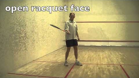 Squash serve: squash technique tips,squash tip cutting the ball,tips for coaching squash