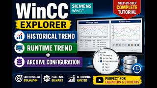 WinCC 8.x SCADA Historical & Runtime Trends Explained | Archive Configuration Step-by-Step