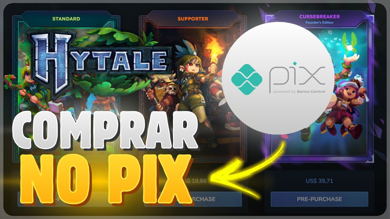 Como Comprar Hytale Passo a Passo (Hytale no PIX!)