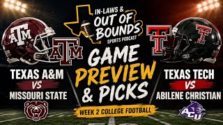 Detalles WILL A&M & TEXAS TECH ROLL 👀 | Week 1 Game Previews & Picks Actualización