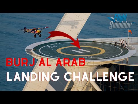 ✈ BURJ AL ARAB | LANDING CHALLENGES | MSFS2020 #msfs2020 #flightsimulator #burjalarab #redbull