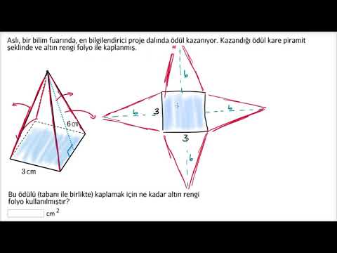 Yüzey Alanı Problem Örneği (Matematik)