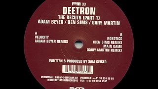 Deetron - Velocity ( Adam Beyer Remix )