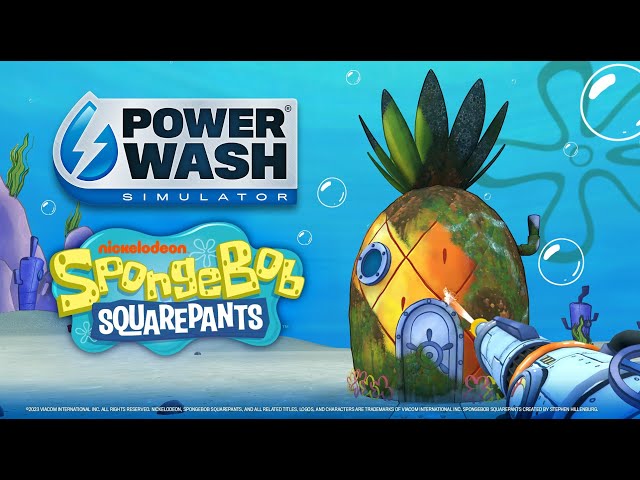 PowerWash Simulator: SpongeBob SquarePants cover or packaging