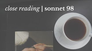 Shakespeare SONNET 98 | Close Reading, Summary & Analysis | Shakespeare Sonnets