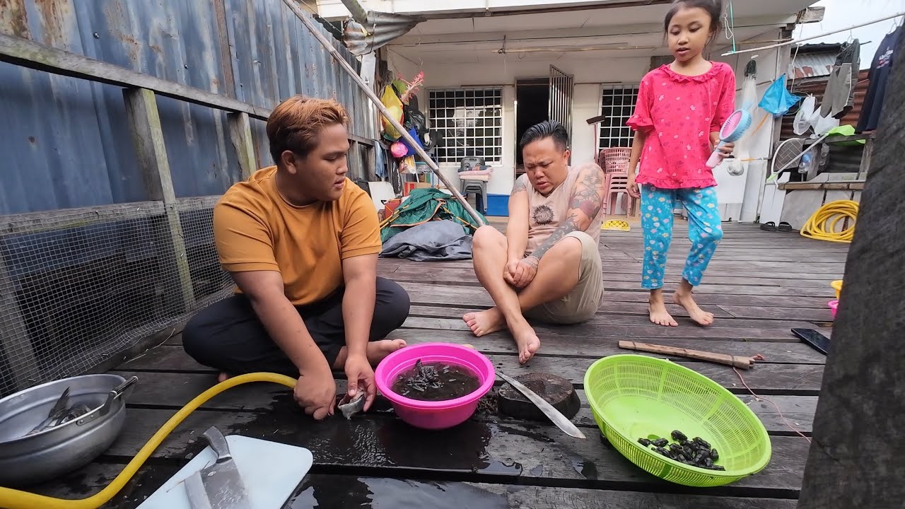MASAK SIPUT SUNGAI DUA CITARASA // JUSTIN MASAK KARI ASAM TERUNG DAYAK //