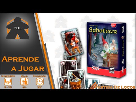 Saboteur | Bureau de Juegos | Fréderic Moyersoen | Aprende a Jugar | Tutorial | Partida de Locos |