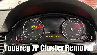 VW Touareg 7P Speedo Cluster Removal How To DIY