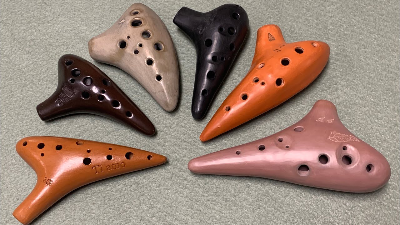 Comparison of Japanese Ocarinas (6 brands) YouTube