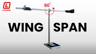 Wingspan and Height Measuring Tool for Athletes Leonard Convertible Stadiometer