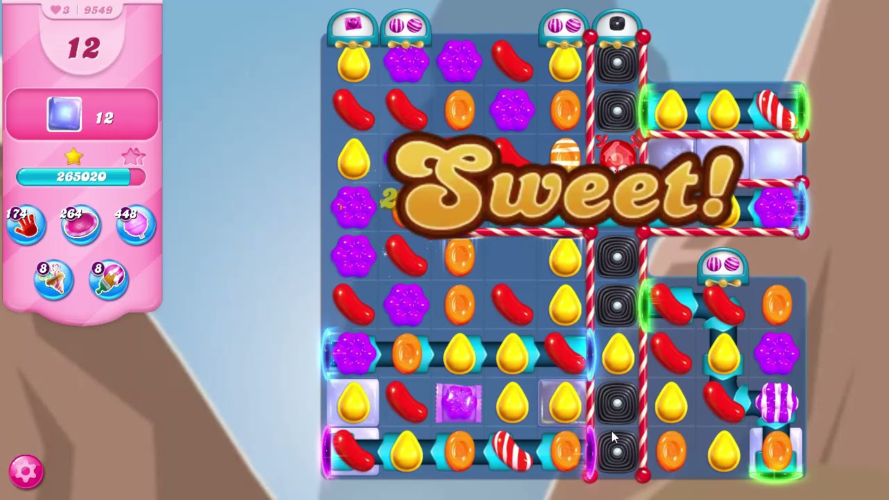 Candy Crush Saga Level 9549 NO BOOSTERS