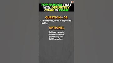 10 Most Important Questions (MCQs) for Class 10 Science CBSE Board Exam 2024! 🚀🔬 #Biology