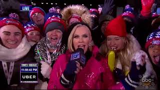 ABC Dick Clark's New Year's Rockin Eve with Ryan Seacrest ball drop in Times Square 2018