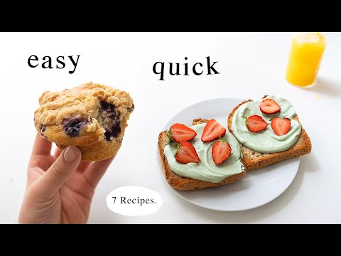 A Week of Realistic Breakfast Ideas quick, easy amp good for me