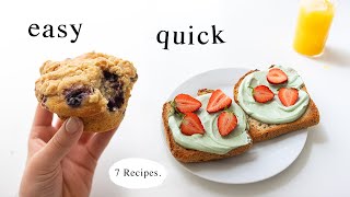 A Week of Realistic Breakfast Ideas (quick, easy &amp; good for me)