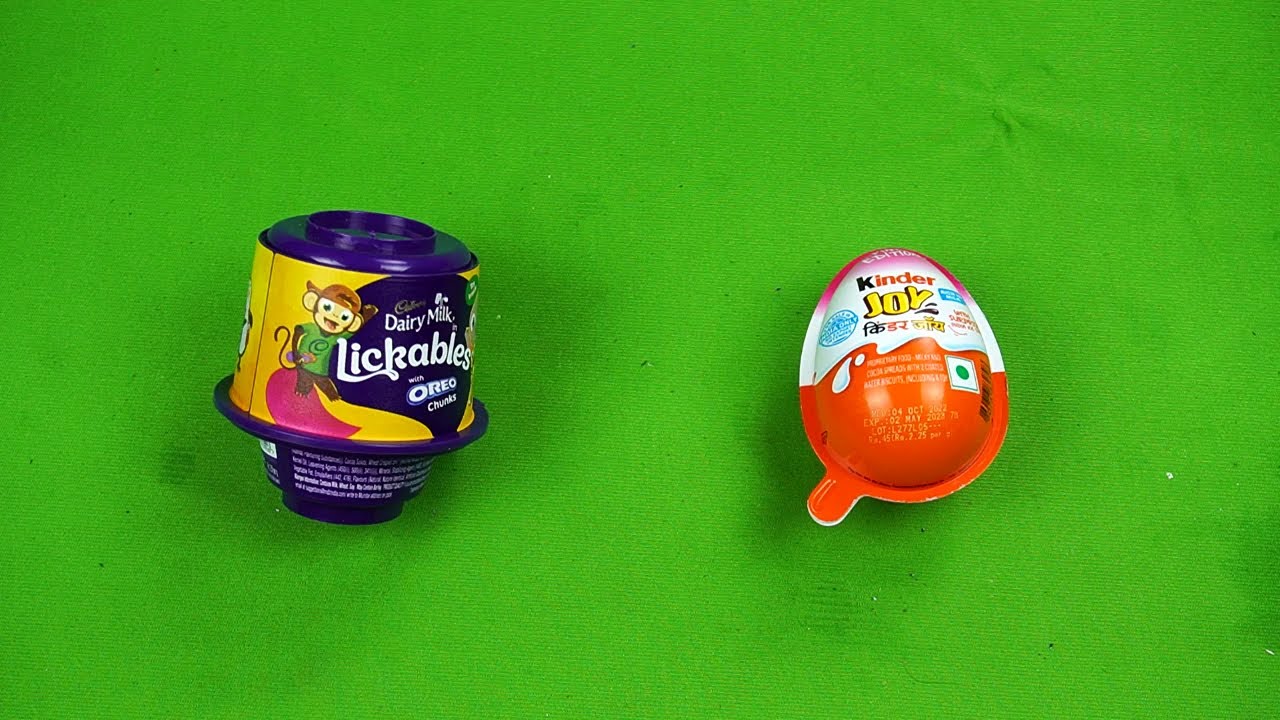 Cadbury Dairy Milk Lickables Vs Kinder Joy YouTube