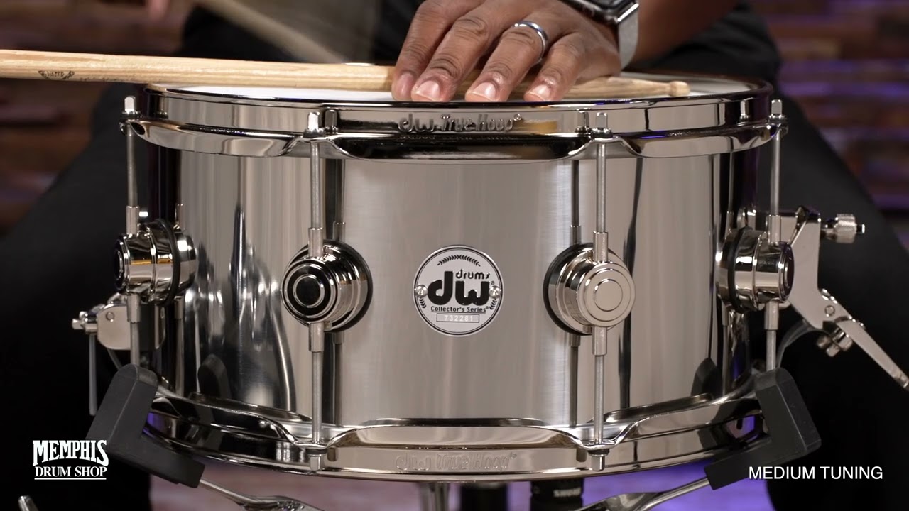 DW 13x6.5 Collector's Series Stainless Steel Snare Drum with