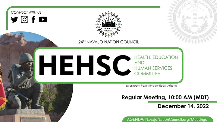 Health, Education, and Human Services Committee Regular Meeting, 24th Navajo Nation Council (12/14/2