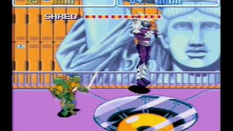 Teenage Mutant Ninja Turtles IV: Turtles in Time (Co-op) -- Scene 10: The Final Shell-Shock