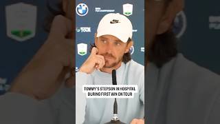 Tommy Fleetwood shares that his stepson was in the hospital when he got his first Tour win.