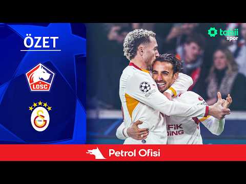 Şampiyonlar Ligi 3. Hafta | Lille - Galatasaray (Özet)