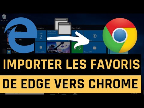 Vidéo: Comment importer des favoris d'Internet Explorer 11 vers Chrome ?