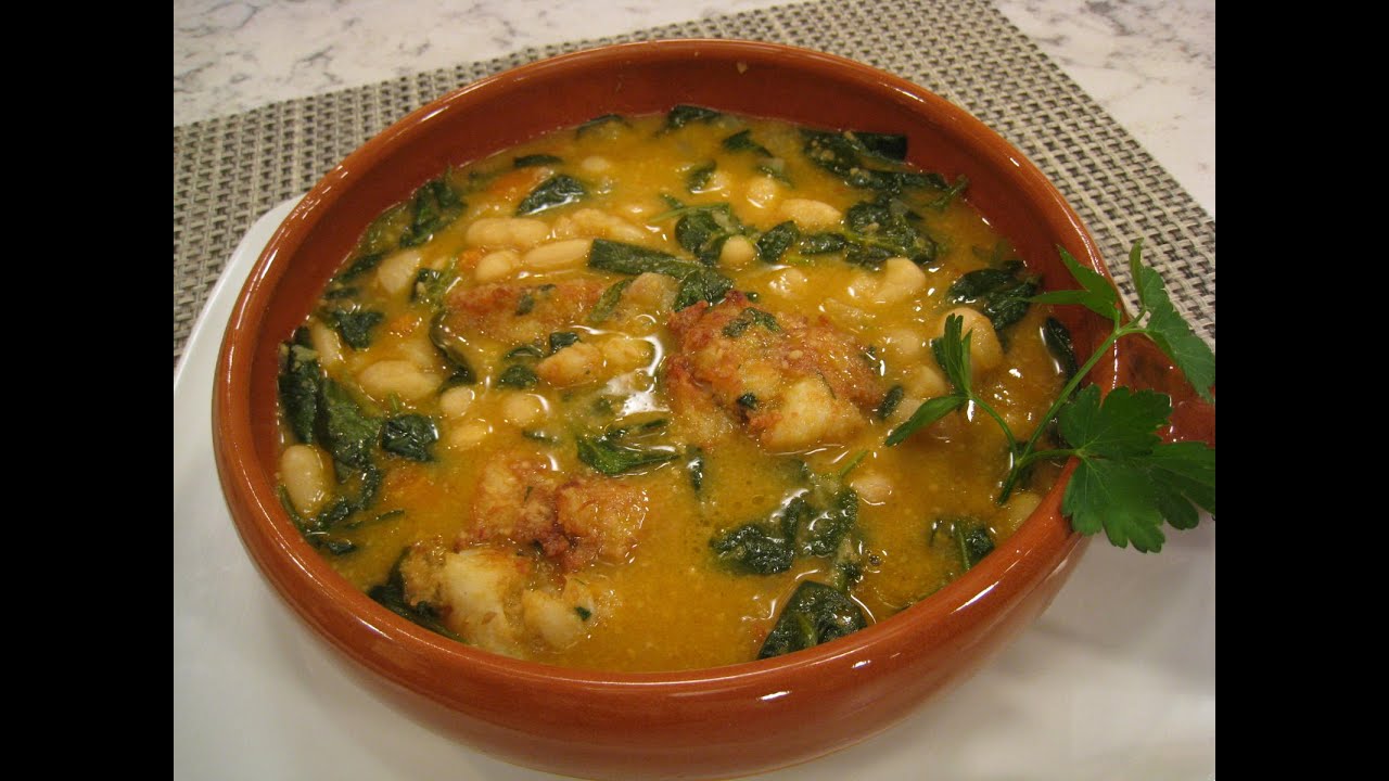 Cómetelo |  Guiso de alubias con bacalao