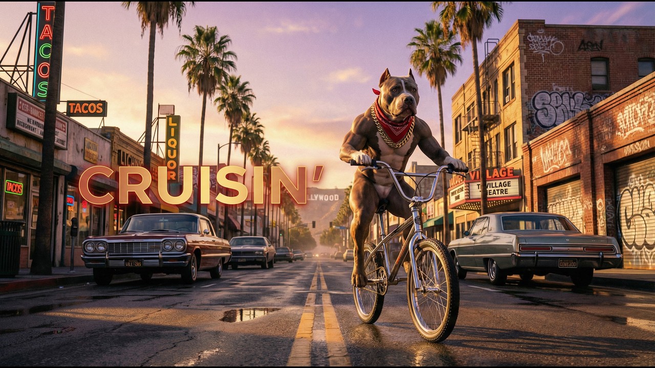 Cruisin' Through Concrete Memories | West Coast Hip Hop Chronicles | BMX & Rhymes
