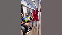 Kindness is instinct.#TrainMoments #PublicTransport #SeatForThoseInNeed #viralvideo #respect