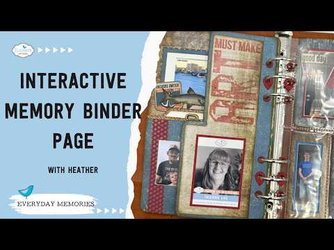 How to Create an Interactive Weekly Memory Binder Page