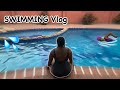 I WENT SWIMMING 🏊🏾‍♀️ ||VLOGMAS||