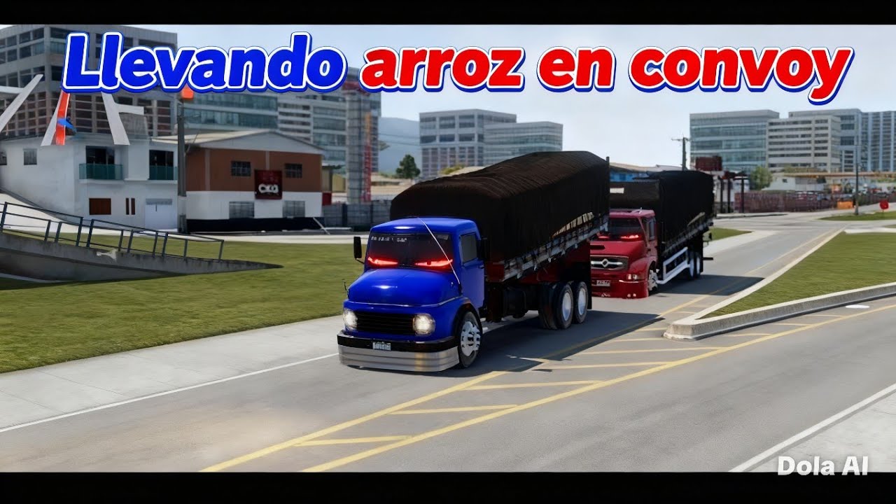 Gameplay de global truck simulator con amigo 