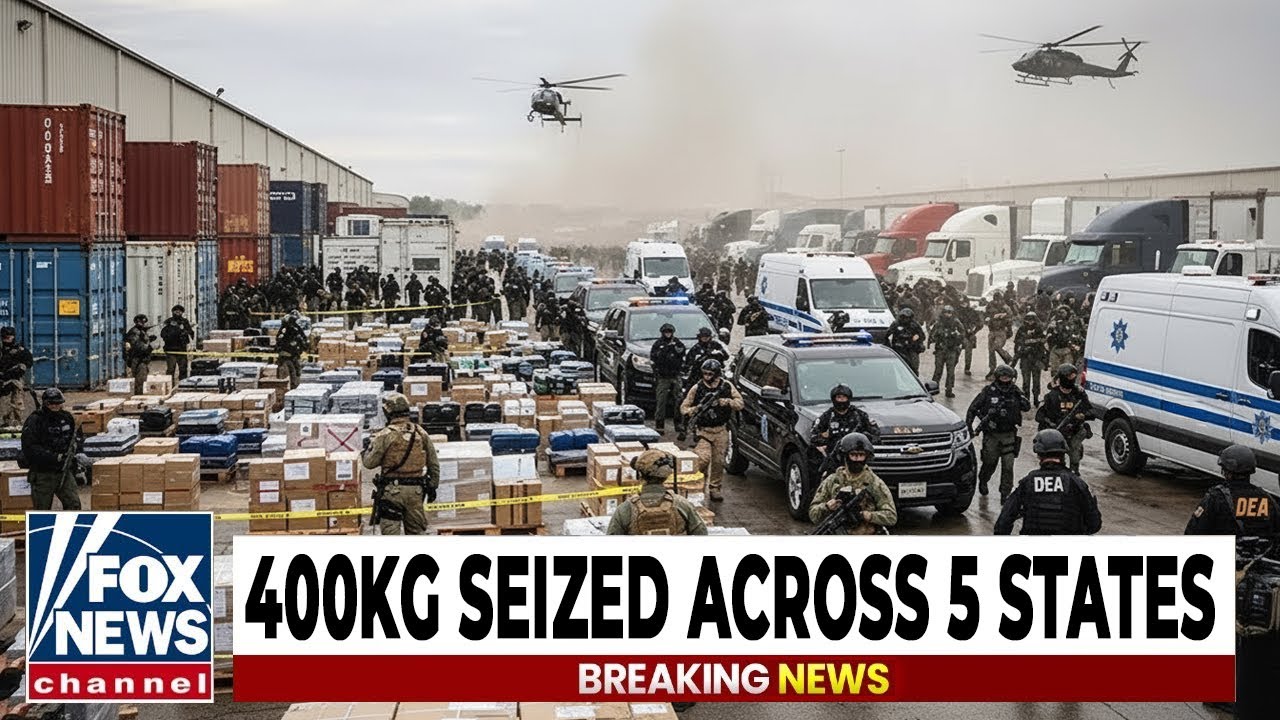 DEA и ICE разгромили наркокартельную сеть — ИЗЪЯТО 400 КГ В ИСТОРИЧНОМ рейде в пяти штатах!