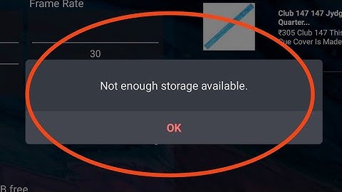 Kinemaster Fix Not Enough Storage Available Problem Solve
