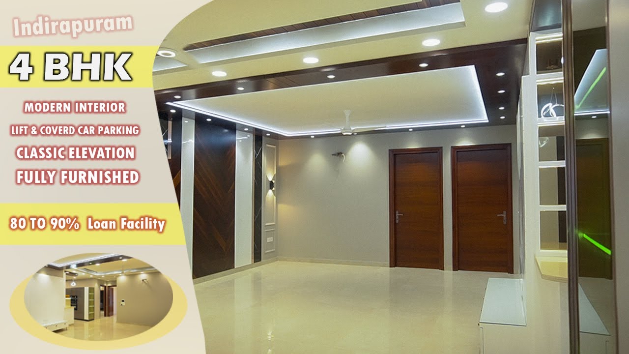 4 BHK Premium Floor with 2350 sq ft carpet Area | Modern Design | Ultra Luxurious | Indirapuram.