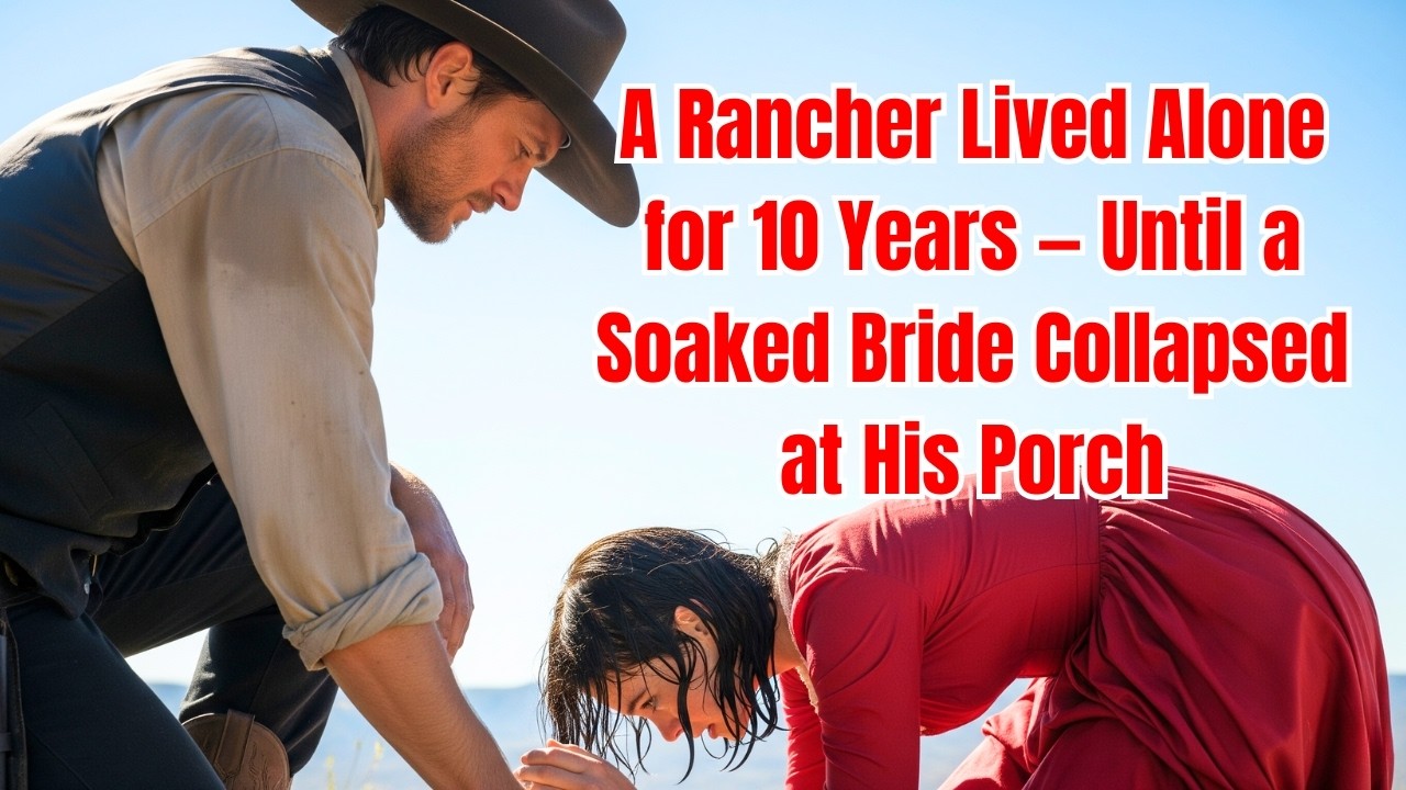 A Rancher Lived Alone for 10 Years — Until a Soaked Bride Collapsed at His Porch