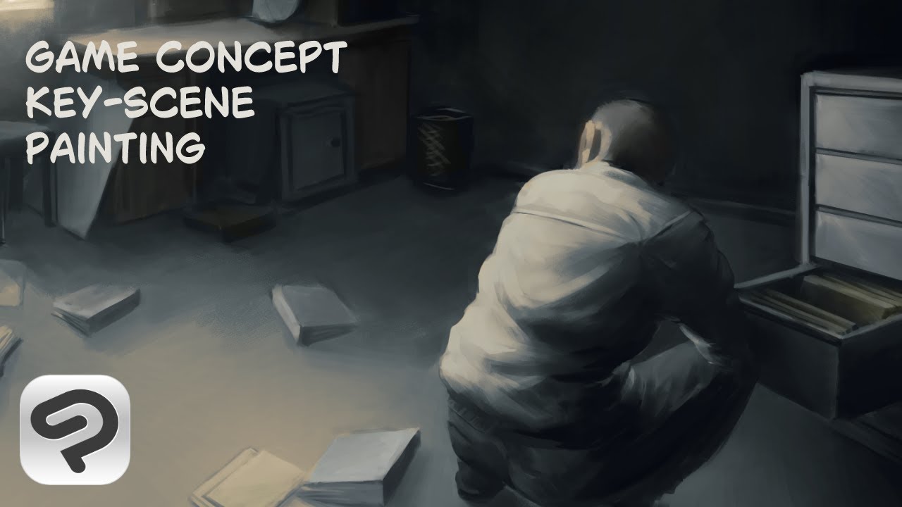 Office search | game concept speed paint