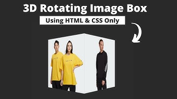 3D Rotating Image Cube Animation ||Pure CSS cube Box animation