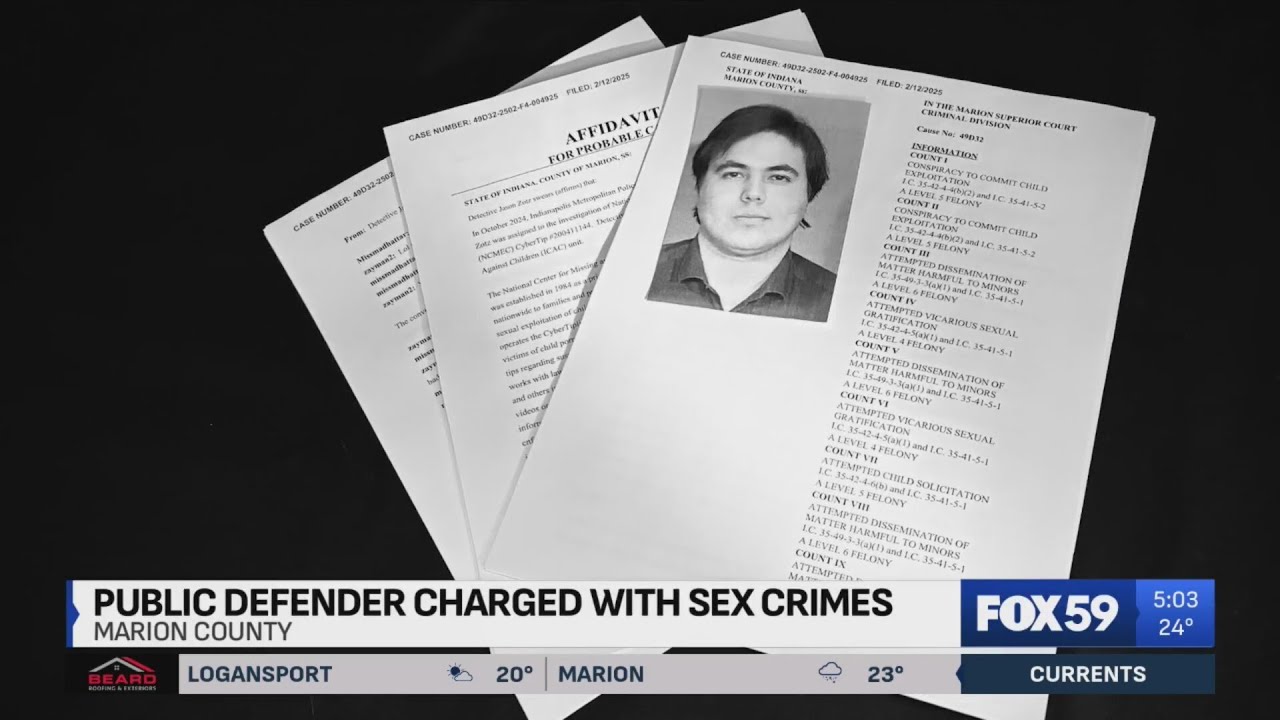 Marion County public defender charged with sex crimes involving ...