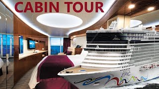 Norwegian Epic Ship Tour and Balcony Cabin Room Tour | Mediterranean Cruise on the NCL Epic